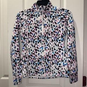 Girls 3/4 Zip Athletic Pullover